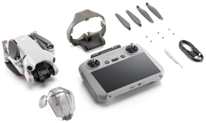 Дрон DJI Mini 4 Pro RC 2 белый — изображение 3