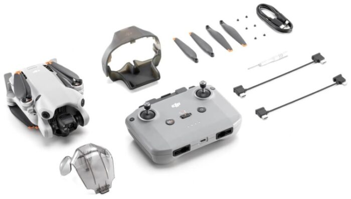 Дрон DJI Mini 4 Pro RC-N2 белый — изображение 3