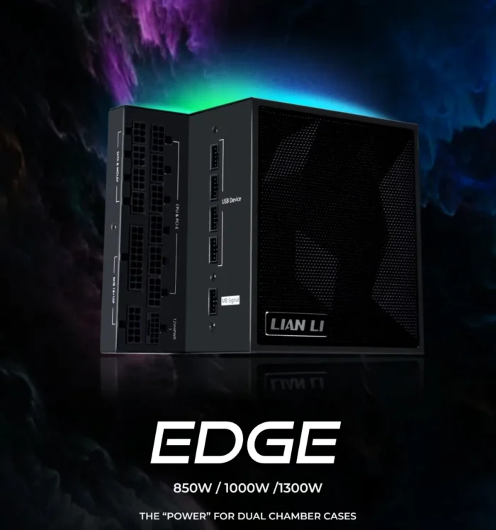 Блок питания LIAN LI Edge 1000W Black 1000 Вт — изображение 2